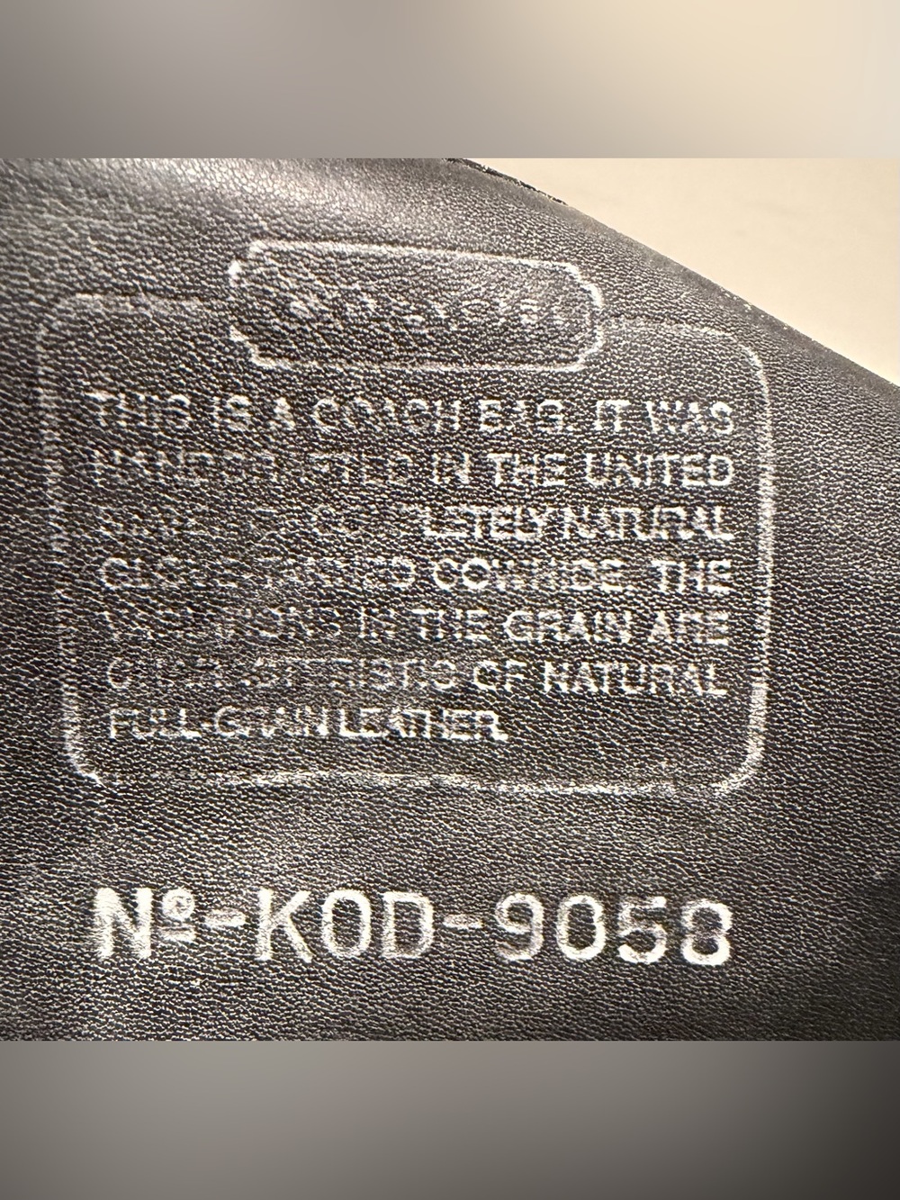 Vintage Coach Black Legacy Hobo Bag No. K0D-9058 “2000” made in USA - Picture 11 of 11